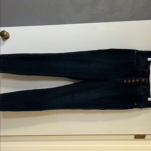 Judy Blue Skinny Dark Blue Jeans with Contrasting Stitching